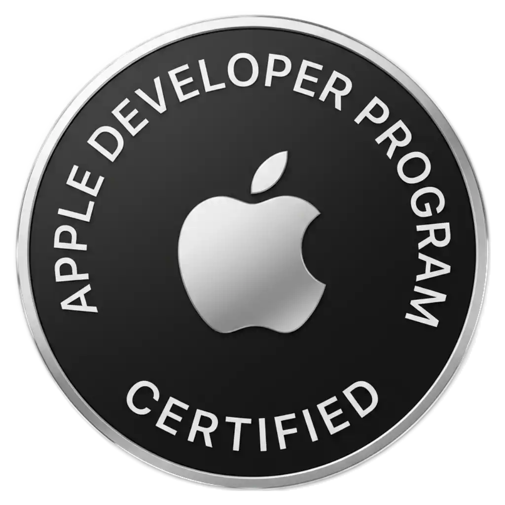 Apple Developer Program certified